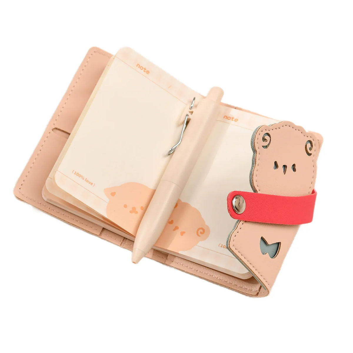 ESAER Hug Me Today Mini PU Notebook – 96 Sheets