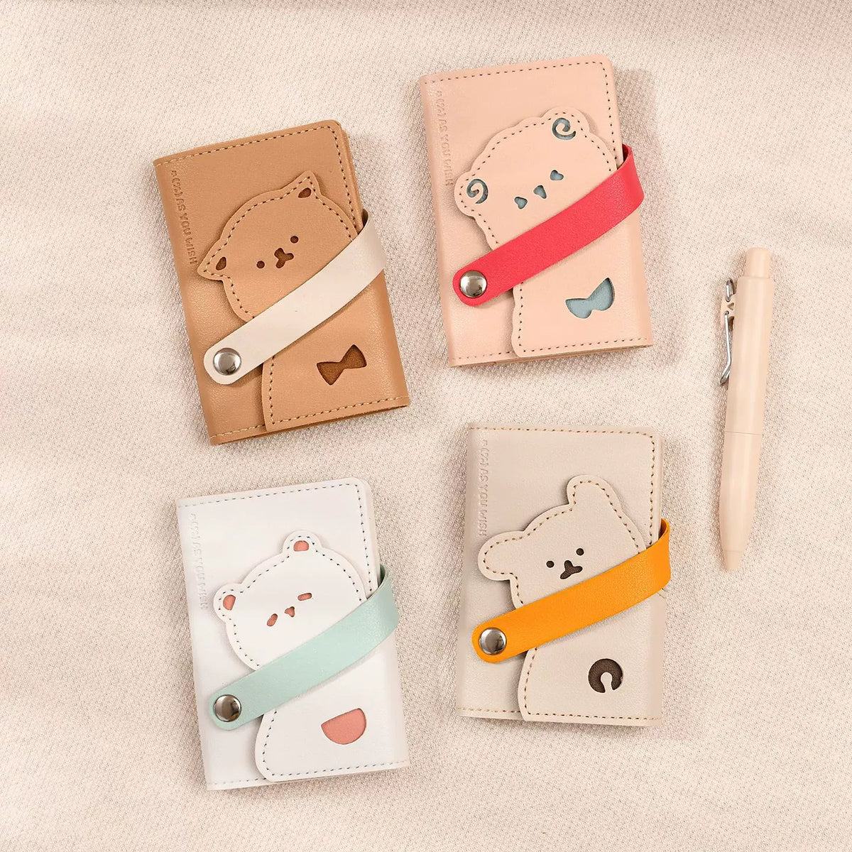 ESAER Hug Me Today Mini PU Notebook – 96 Sheets