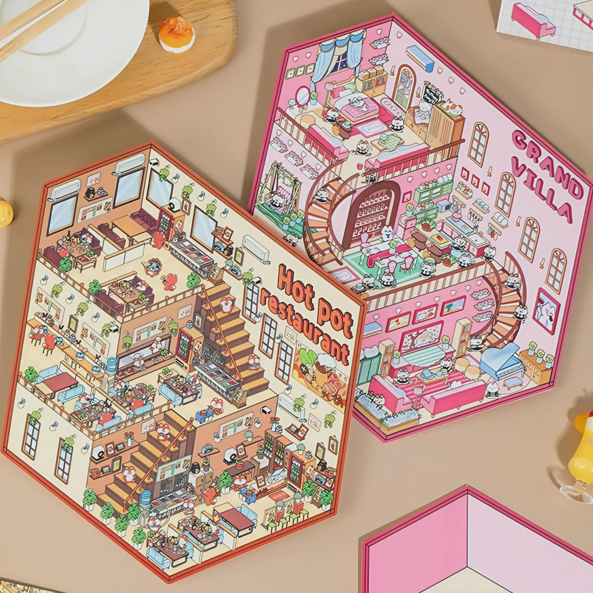 Fantasy World Series 2 Miniature Scenery PET Sticker Set