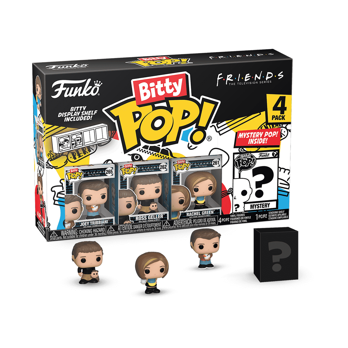 Funko Bitty Pop! Friends - Joey 4PK