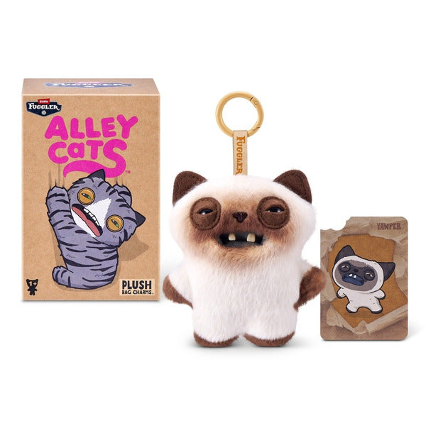 Fuggler Alley Cats Series Plush Bag Charm Blind Box