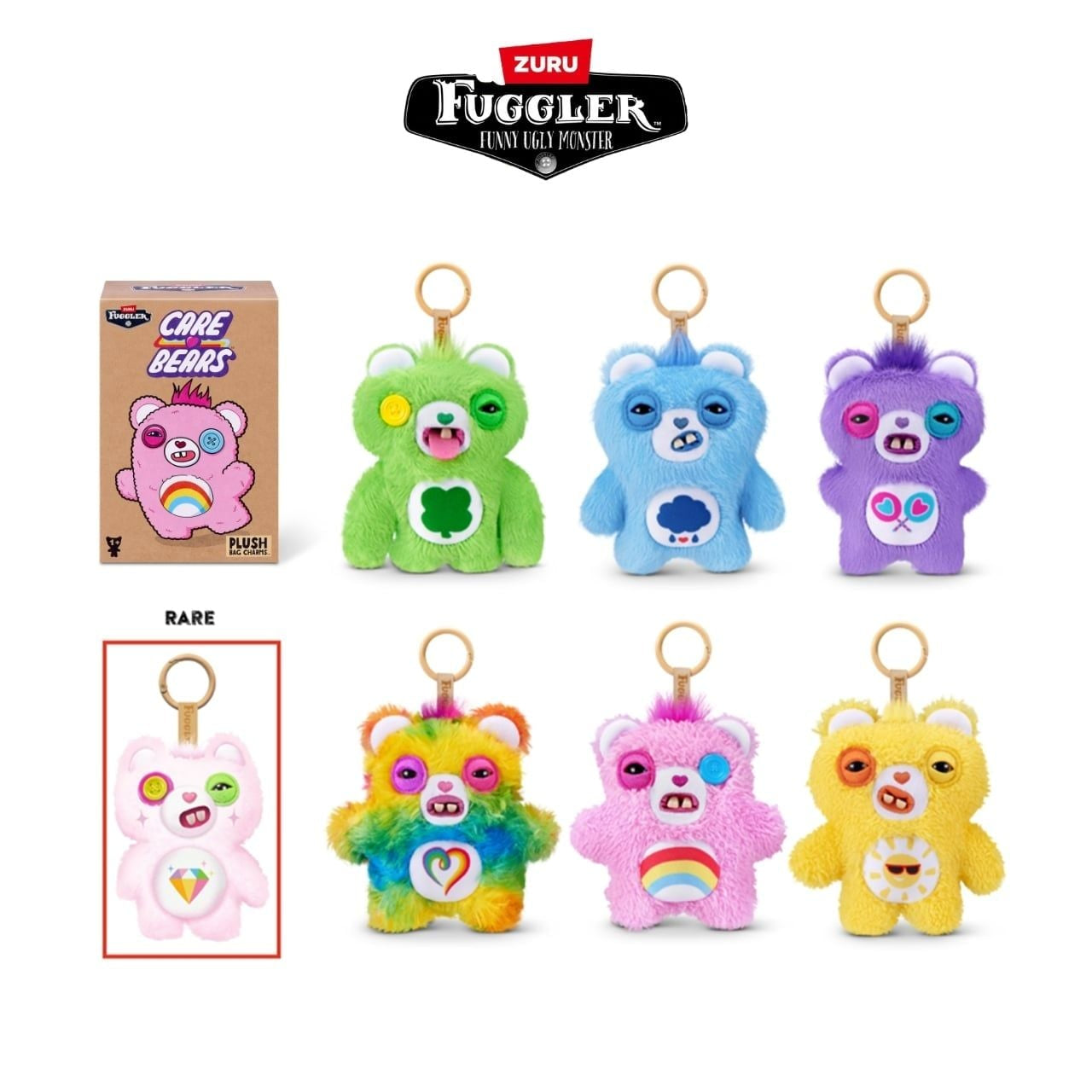 Fuggler x Care Bears Plush Bag Charm Blind Box