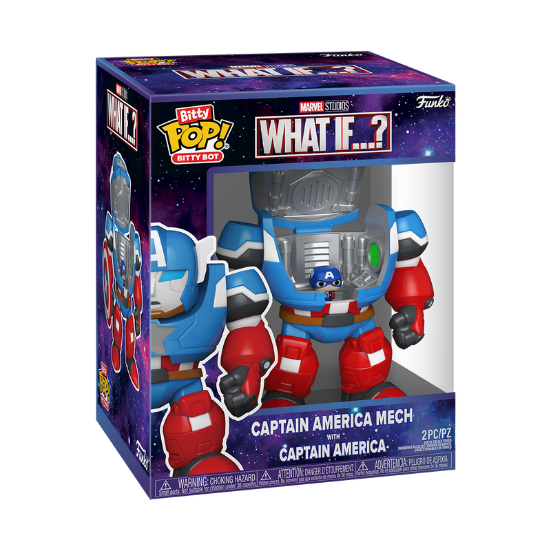 Funko Bitty Pop! Bot What If - Captain America with Mech