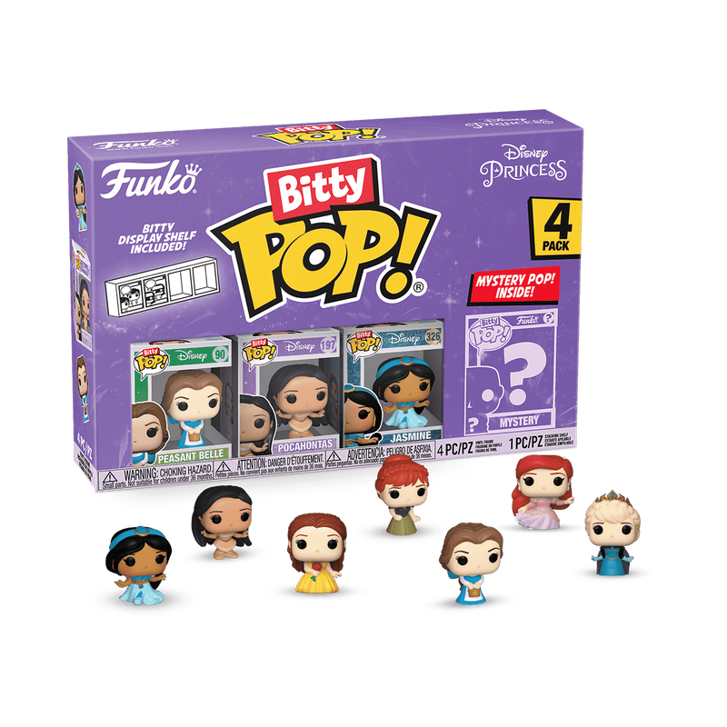 Funko Bitty Pop! Disney Princess - Belle 4PK