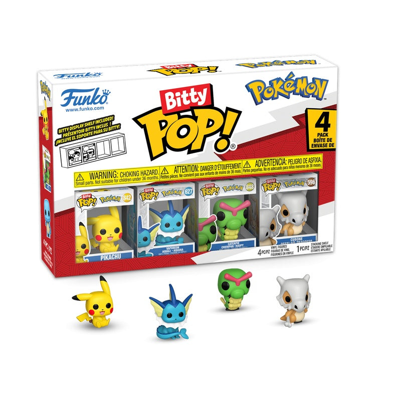 Funko Bitty Pop! Pokemon - Pikachu 4PK Vinyl Figure