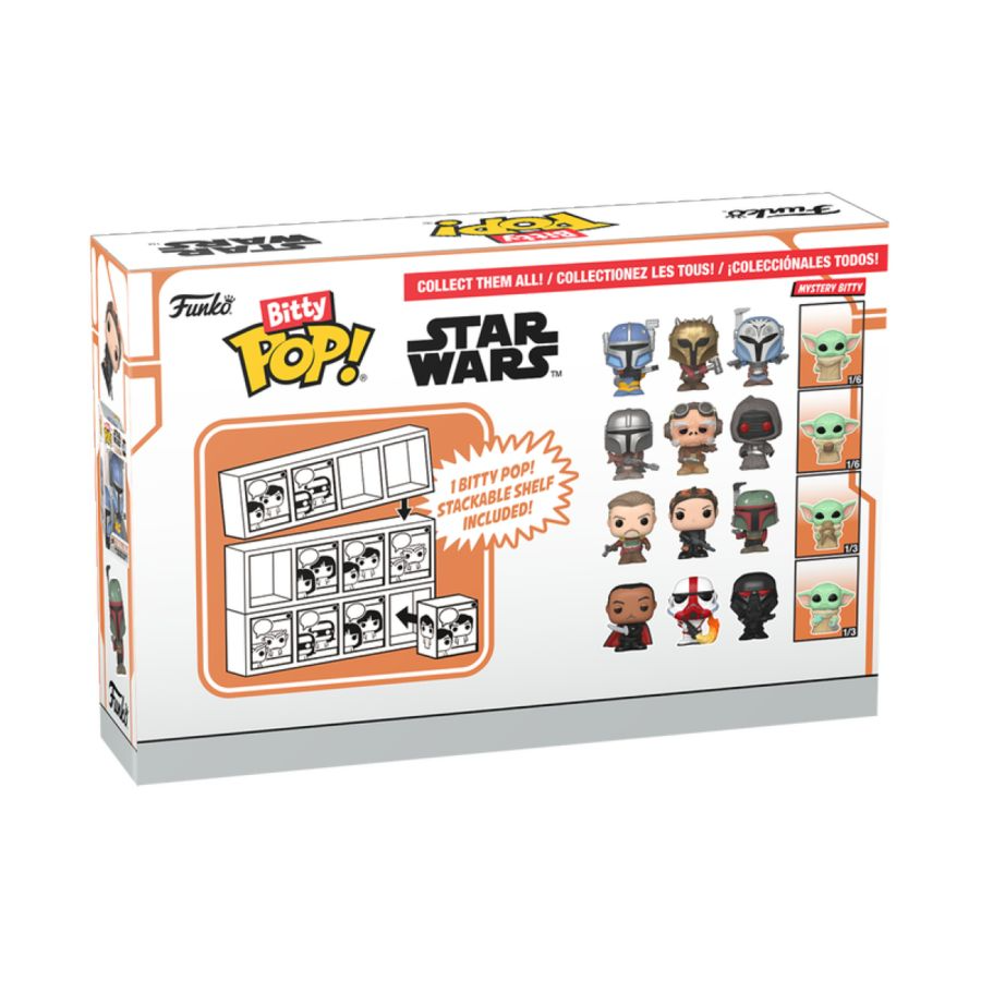 Funko Bitty Pop! Star Wars: Mandalorian - Marshal 4PK