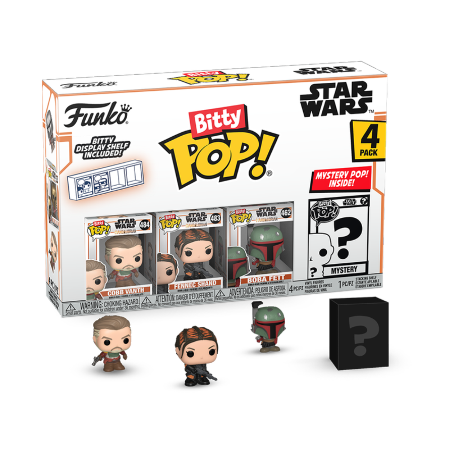 Funko Bitty Pop! Star Wars: Mandalorian - Marshal 4PK