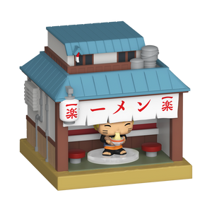 Funko Bitty Pop! Town Naruto - Ichiraku Ramen miniature display set with Naruto figure and ramen shop.