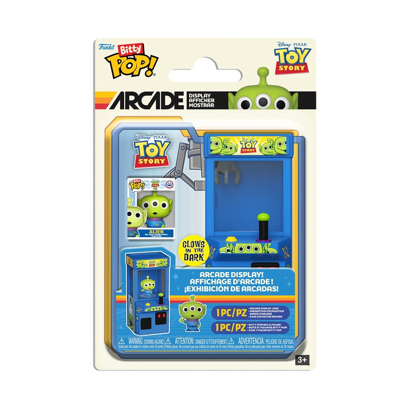 Funko Bitty Pop! Toy Story - Alien Arcade Claw Machine Glow Vinyl Figure