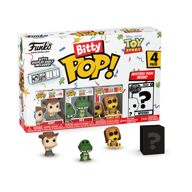 Funko Bitty Pop! Toy Story - Woody 4PK