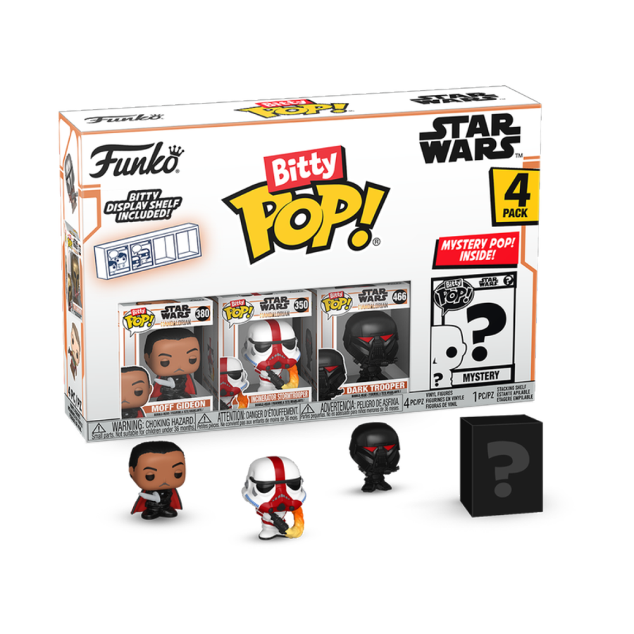 Funko Bitty Pop! Star Wars: Mandalorian - Moff Gideon 4PK