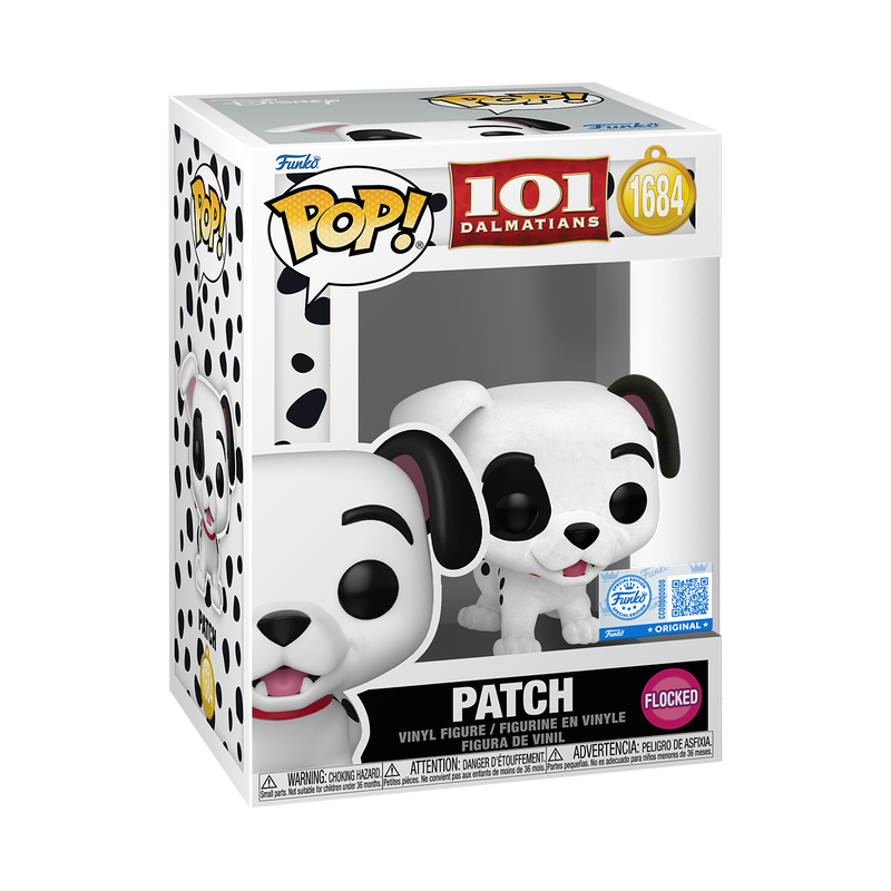 Funko Pop! 101 Dalmatians (1961) - Patch Flocked Vinyl Figure