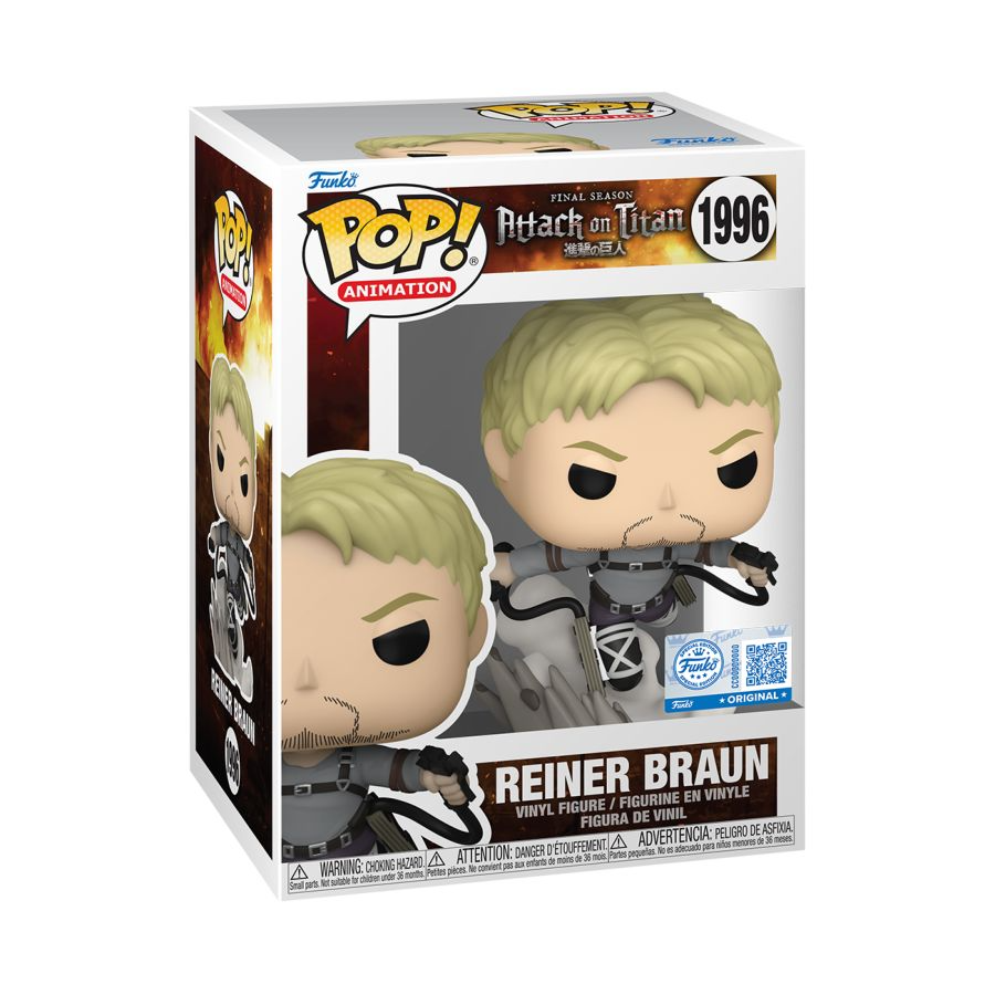 Funko Pop! Attack on Titan - Reiner Vinyl Figure