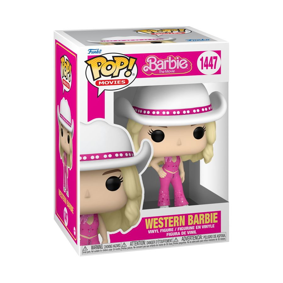 Funko Pop! Barbie: The Movie (2023) - Western Barbie Vinyl Figure