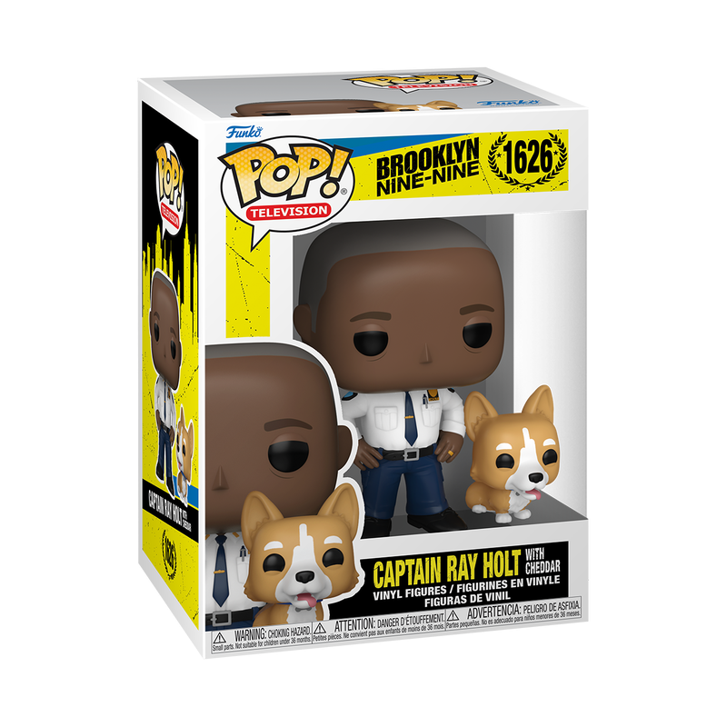 Funko Pop! & Buddy Brooklyn Nine-Nine - Captain Holt with Cheddar Vinyl Figure
