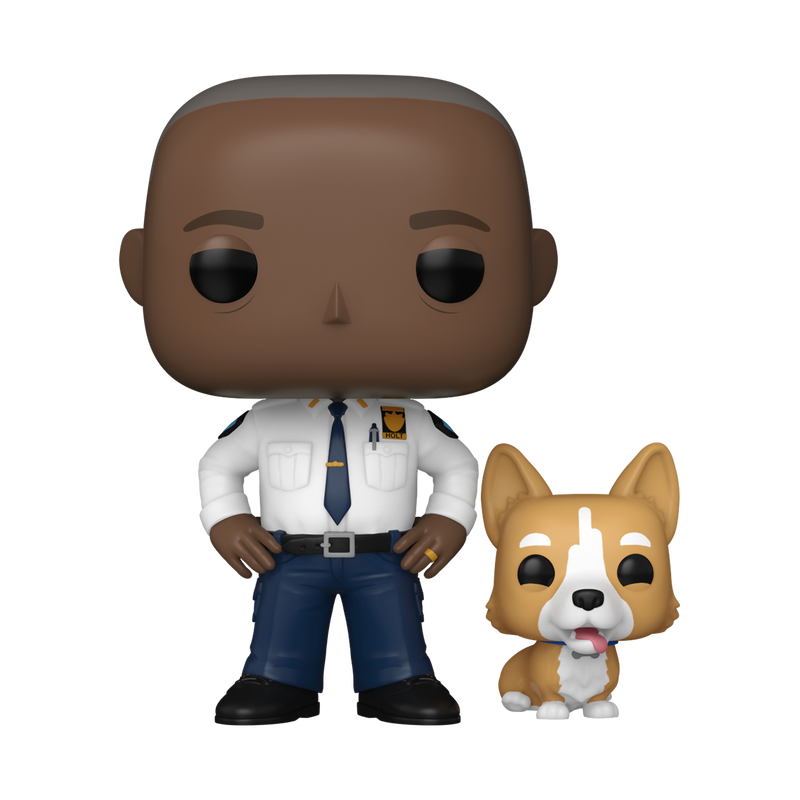 Funko Pop! & Buddy Brooklyn Nine-Nine - Captain Holt with Cheddar Vinyl Figure