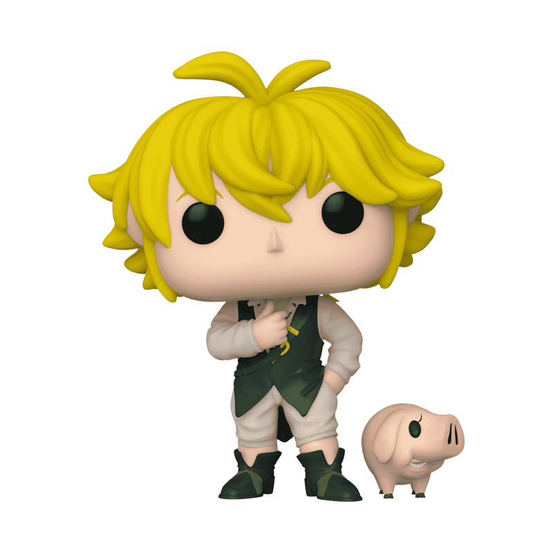 Funko Pop! & Buddy Seven Deadly Sins - Meliodas with Hawk Vinyl Figure