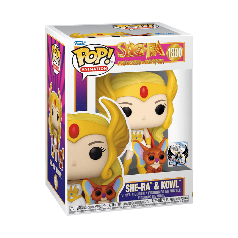 Funko Pop! & Buddy She-Ra: 40th Anniversary - She-Ra with Kowl Vinyl Figure