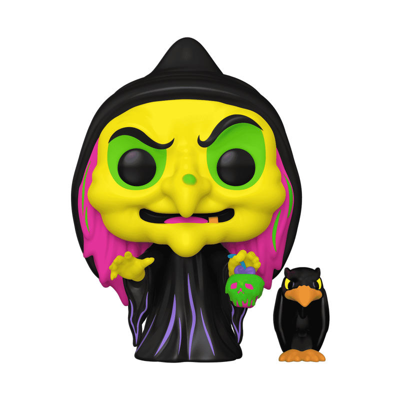Funko Pop! & Buddy Snow White - Disguised Evil Queen with Raven Black Light Vinyl Figure