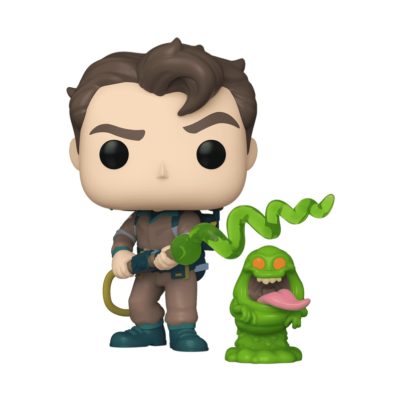 Funko Pop! & Buddy The Real Ghostbusters (TV'86) - Venkman with Slimer Vinyl Figure