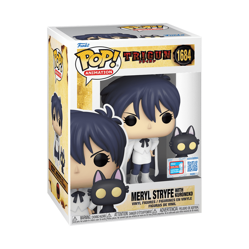 Funko Pop! & Buddy Trigun - Meryl Stryfe with Kuroneko Vinyl Figure