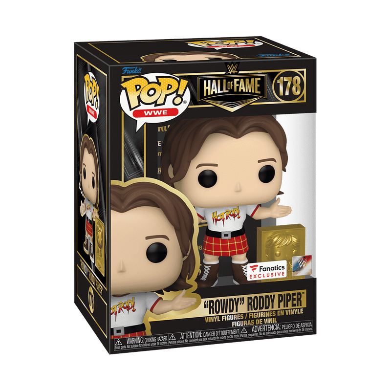 Funko Pop! & Buddy WWE: Hall of Fame - Rowdy Roddy Piper Vinyl Figure