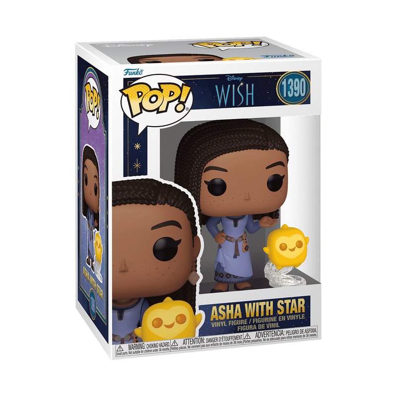 Funko Pop! & Buddy Wish (2023) - Asha with Star Vinyl Figure