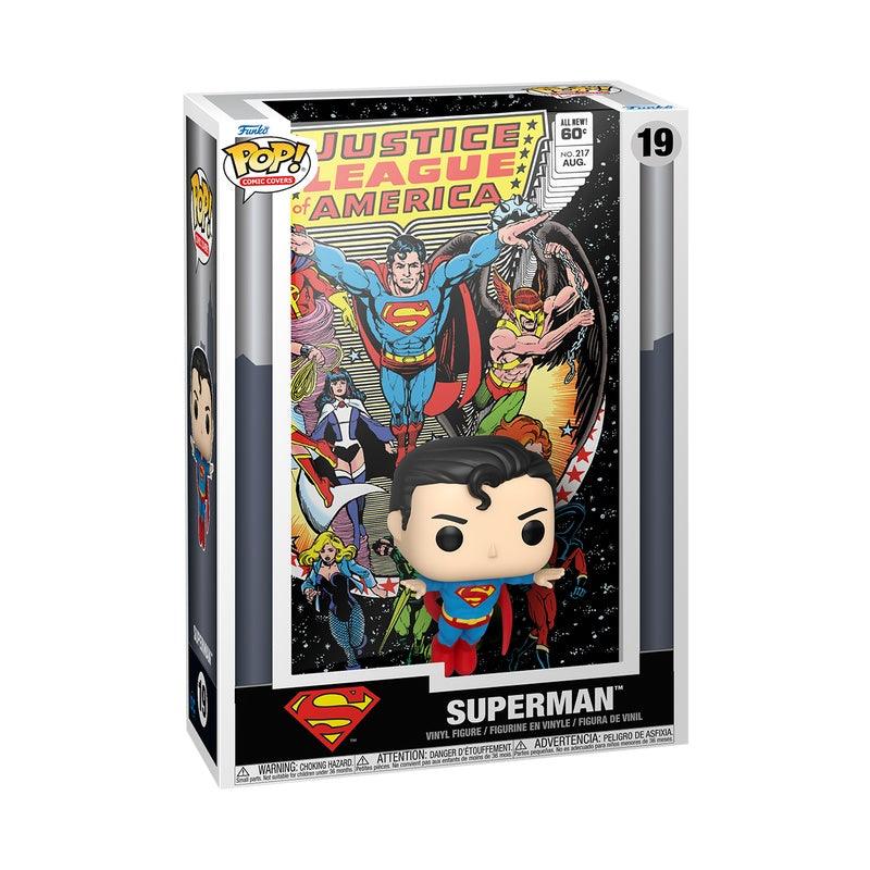 Funko Pop! DC Comic Covers - Justice League of America (Superman) #217 Vinyl Figure,Vinyl Figure,OCARE NZ