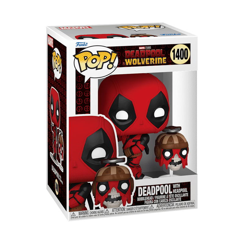 Funko Pop! Deadpool 3 - Deadpool with Headpool Vinyl Figure