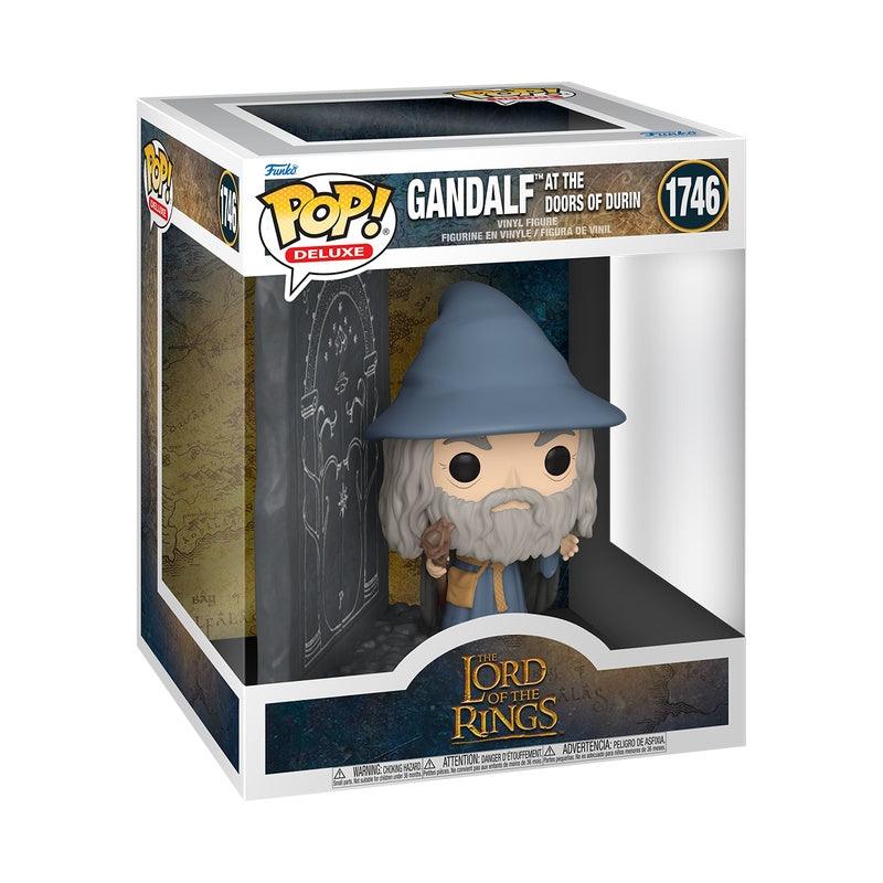 Funko Pop! Deluxe Lord Of The Ring - Gandalf with Doors of Durin Vinyl Figure, OCARE NZ
