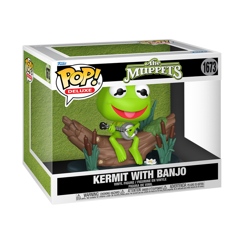 Funko Pop! Deluxe Muppets - Kermit with Banjo Vinyl Figure