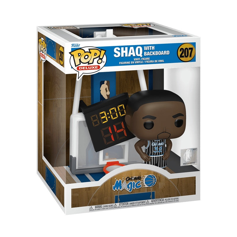 Funko Pop! Deluxe NBA: Magic - Shaquille O'Neal with Backboard Vinyl Figure