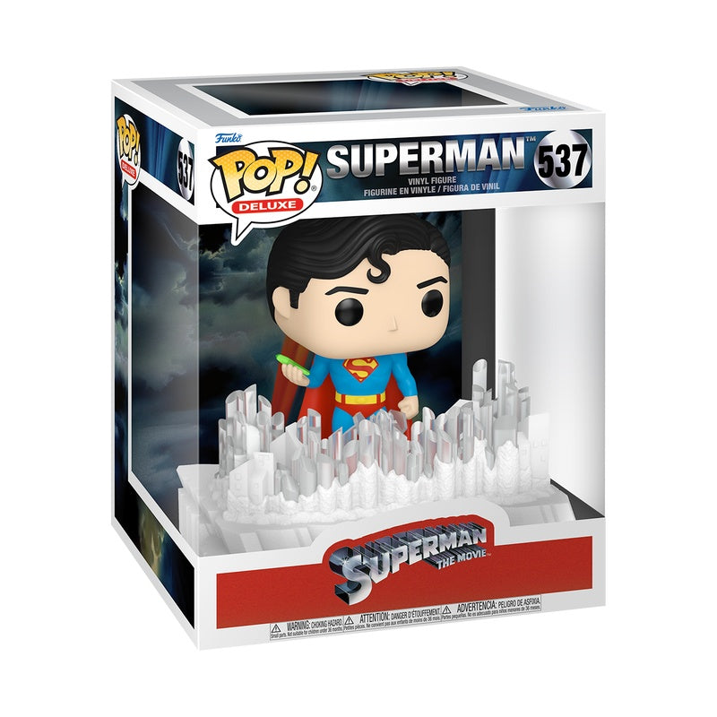 Funko Pop! Deluxe Superman - with Crystal (1978) Vinyl Figure, OCARE NZ