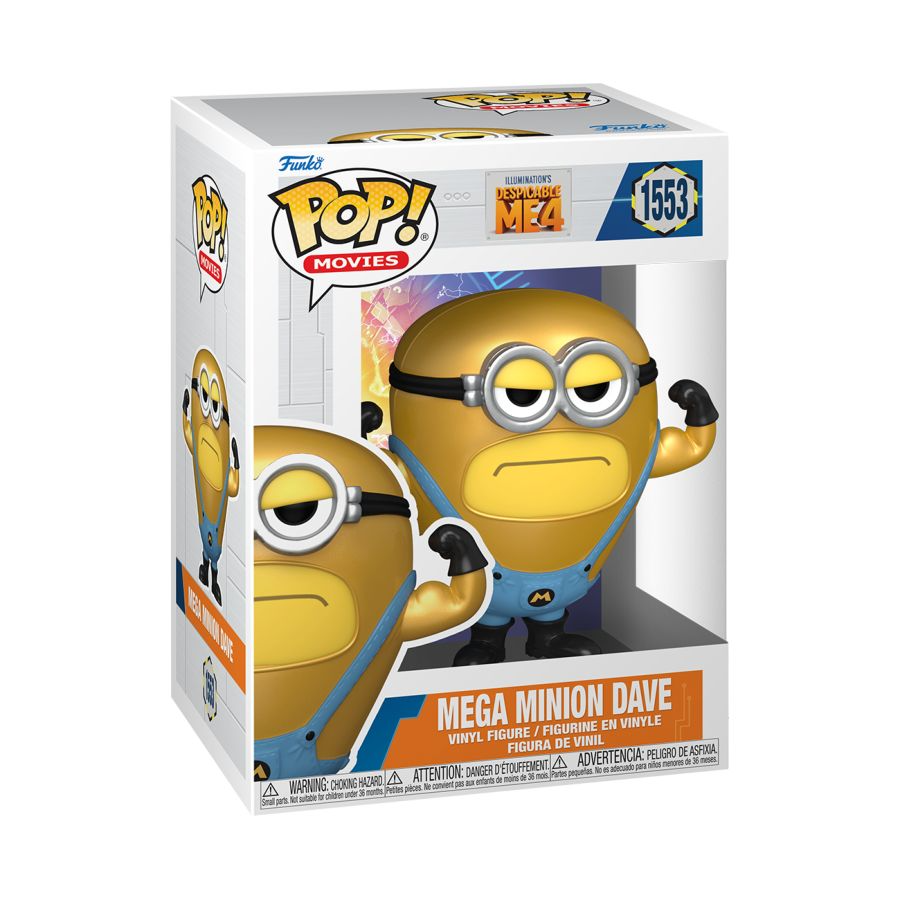 Funko Pop! Despicable Me 4 - Mega Minion Dave Vinyl Figure
