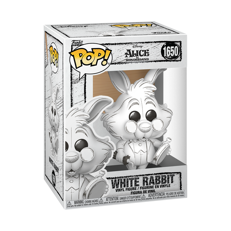 Funko Pop! Disney: Sketched - White Rabbit Vinyl Figure