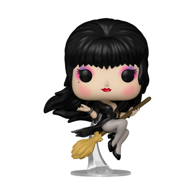 Funko Pop! Elvira - Elvira with Broom Vinyl Figure