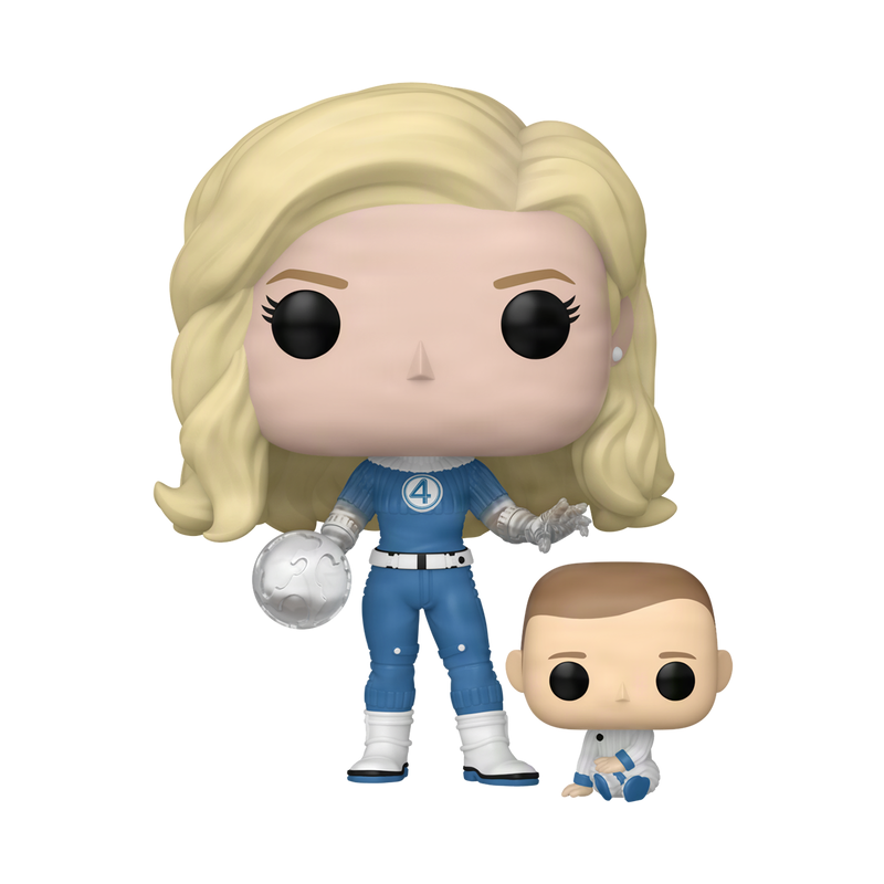 Funko Pop! Fantastic Four First Steps - Invisible Woman with Franklin Vinyl Figure