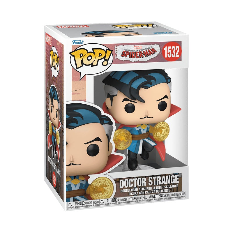 Funko Pop! Friendly Neighbourhood Spider-Man - Dr Strange Vinyl Figure