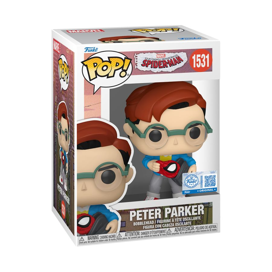Funko Pop! Friendly Neighbourhood Spider-Man - Peter Parker Vinyl Figure