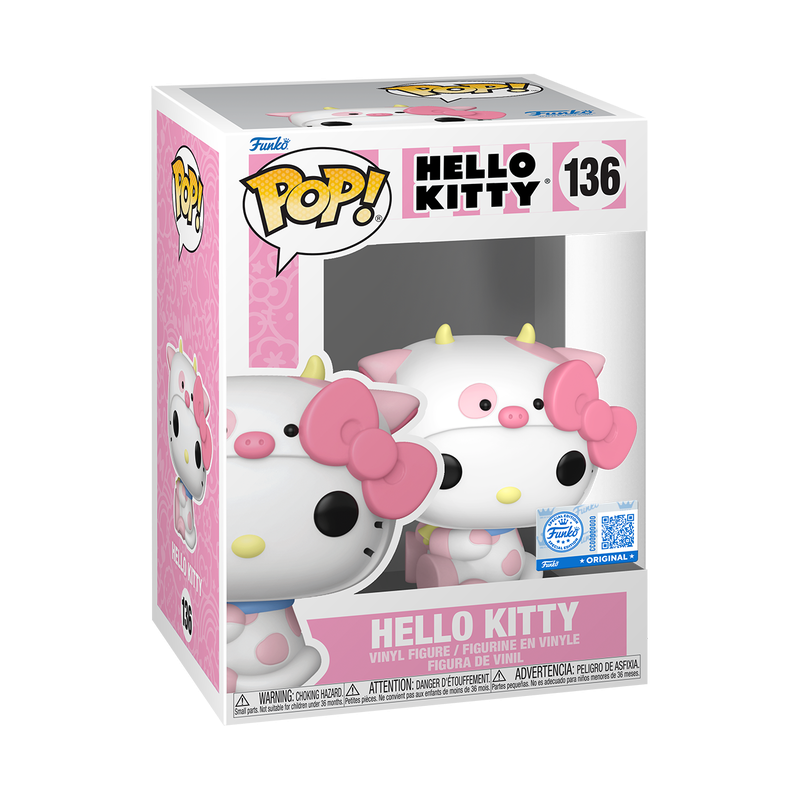 Funko Pop! Hello Kitty and Friends - Hello Kitty (Cow Cosplay) Vinyl Figure