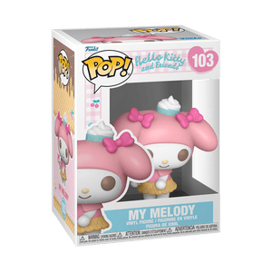 Funko Pop! Hello Kitty and Friends - My Melody with Ice Cream Cone Vinyl Figure,Vinyl Figure,OCARE NZ