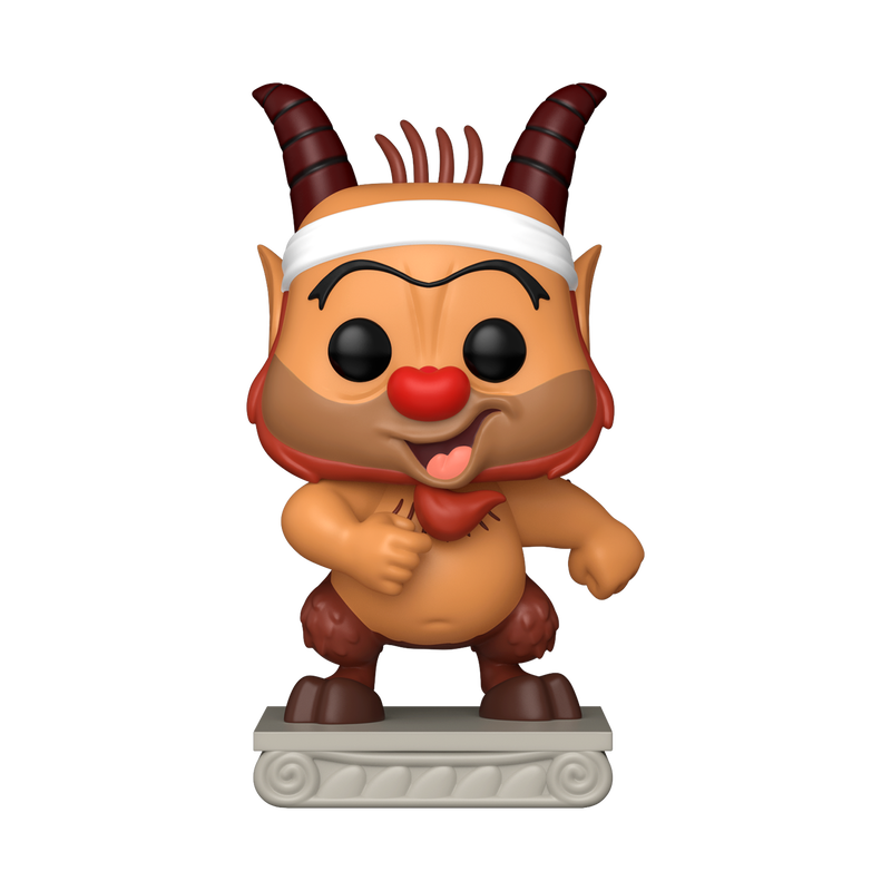 Funko Pop! Hercules (1997) - Phil (Training) Vinyl Figure figurine with playful expression and iconic training gear.