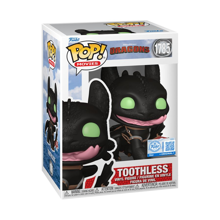Funko Pop! How To Train Your Dragon - Toothless with Tongue Out Vinyl Figure
