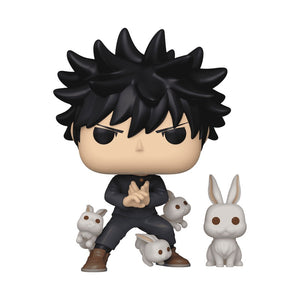 Funko Pop! Jujutsu Kaisen - Megumi Fushiguro with Rabbit Vinyl Figure, OCARE NZ