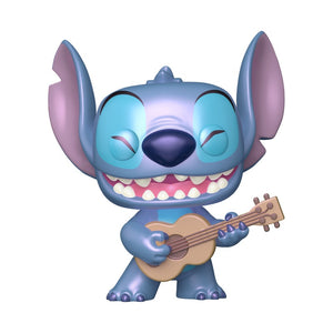 Funko Pop! Jumbo Lilo & Stitch - Stitch with Ukulele Vinyl Figure, OCARE NZ