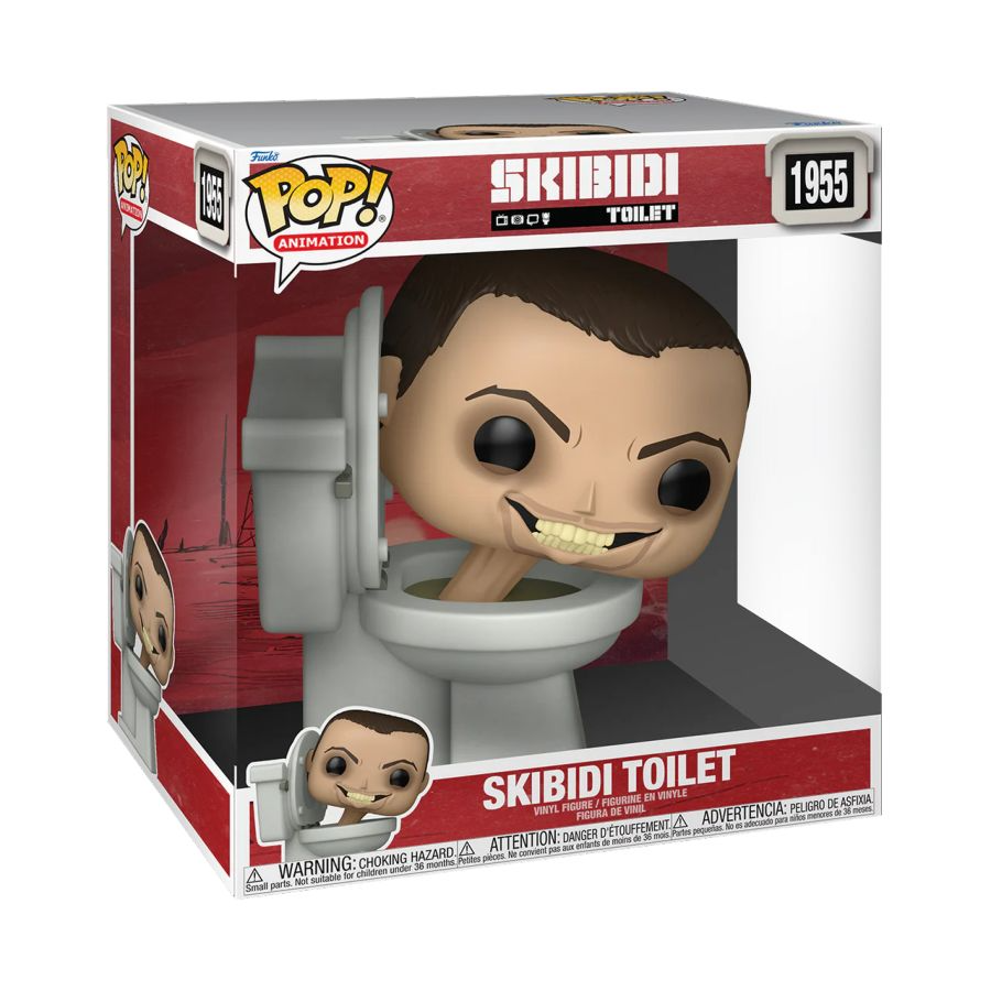 Funko Pop! Jumbo Skibidi Toilet - Skibidi Toilet 10" Vinyl Figure