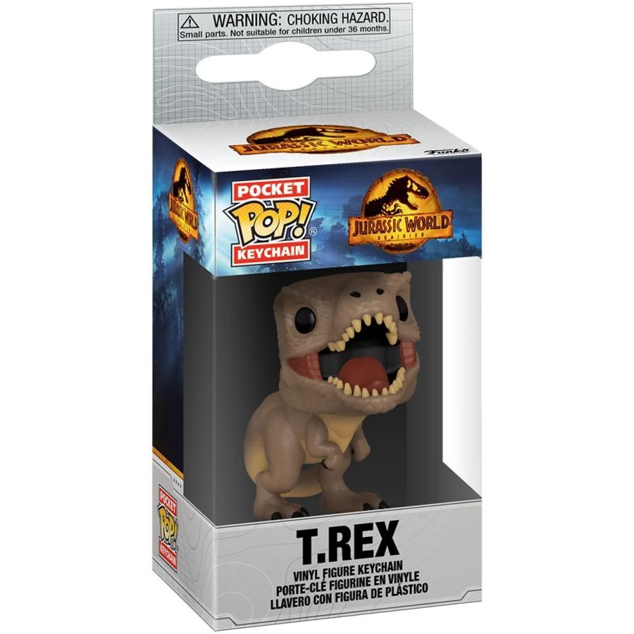 Funko Pop! Keychain Jurassic World 3 - T.Rex, OCARE NZ