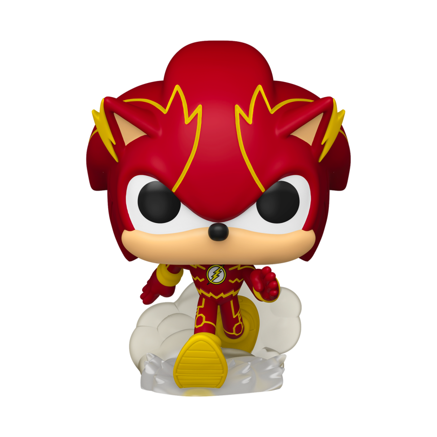 Funko Pop! Justice League X Sonic the Hedgehog - Sonic as Flash Vinyl Figure