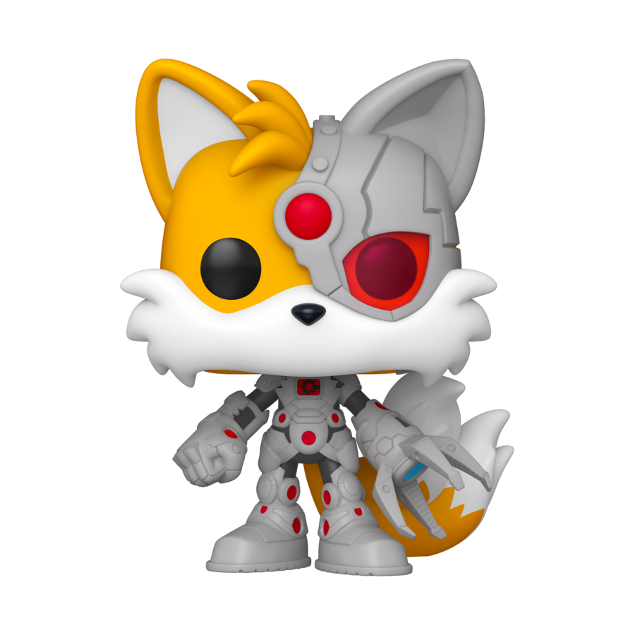 Funko Pop! Justice League X Sonic the Hedgehog - Tails as Cyborg Vinyl Figure