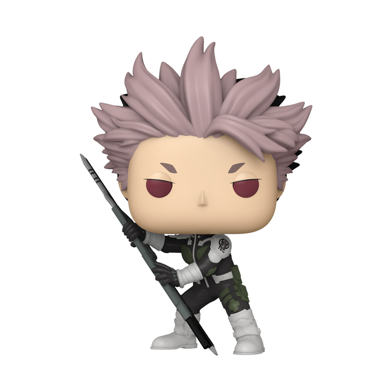 Funko Pop! Kaiju No.8 - Gen Narumi Vinyl Figure in action pose with weapon and stylized design.